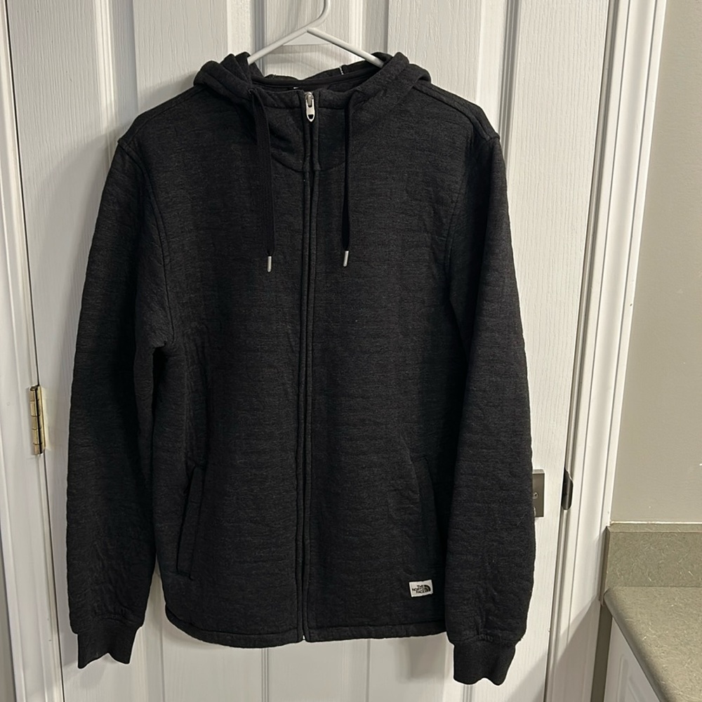 North face zip up hoodie